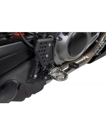 "Works" long-distance foot pegs for Harley-Davidson RA1250 Pan America