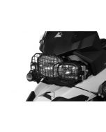 Stainless steel headlight protector black, with quick release fastener for BMW F650GS(Twin)/F700GS/F800GS/F800GS Adventure *OFFROAD USE ONLY*
